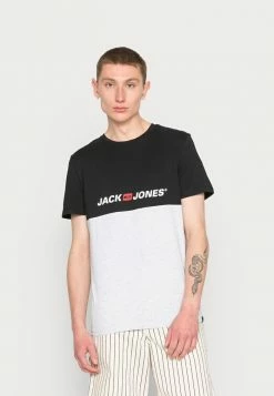 Jack & Jones JORCORP BLOCK TEE CREW NECK - Print T-shirt - Tap Shoe