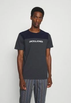 Jack & Jones JACSMITH TEE - Pyjama Top - Asphalt