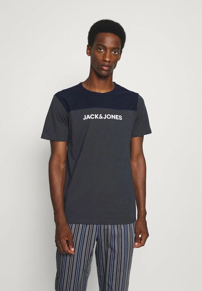 Jack & Jones JACSMITH TEE - Pyjama Top - Asphalt 1 Jack & Jones JACSMITH TEE - Pyjama Top - Asphalt
