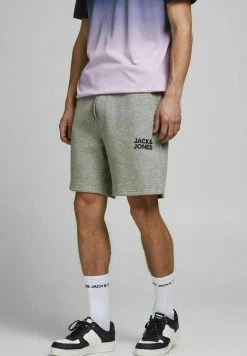 Jack & Jones NEW SOFT - Shorts - Light Grey Melange