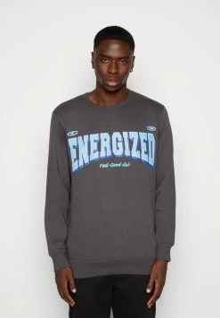 Jack & Jones JOROPTIMIST CREW NECK UNISEX - Sweatshirt - Asphalt