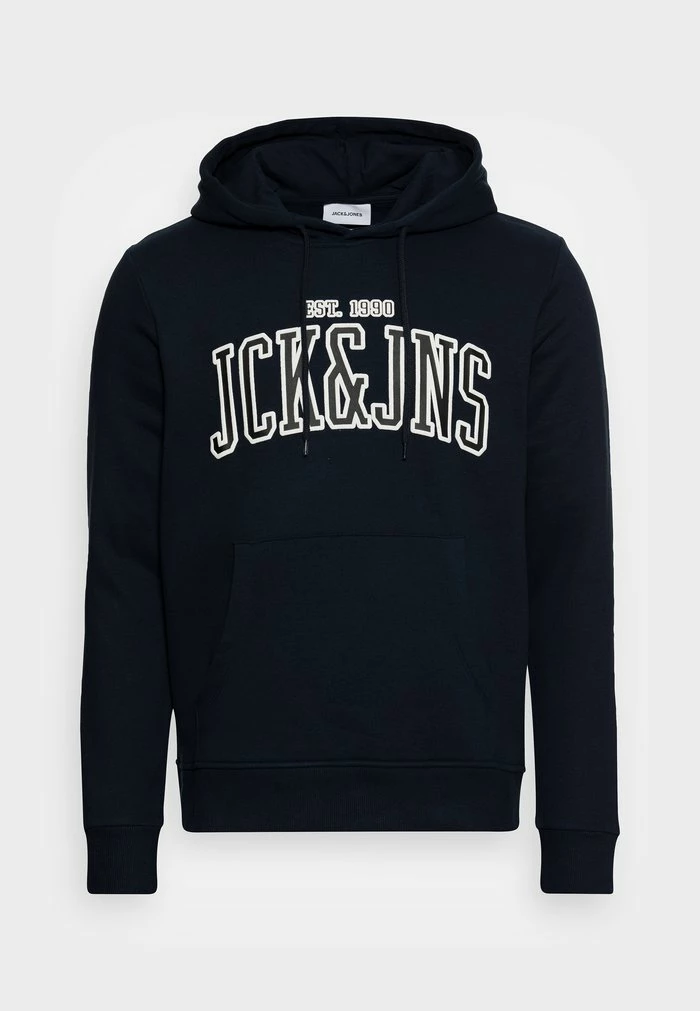 Jack & Jones JJCEMB HOOD - Sweatshirt - Navy Blazer 1 Jack & Jones JJCEMB HOOD - Sweatshirt - Navy Blazer