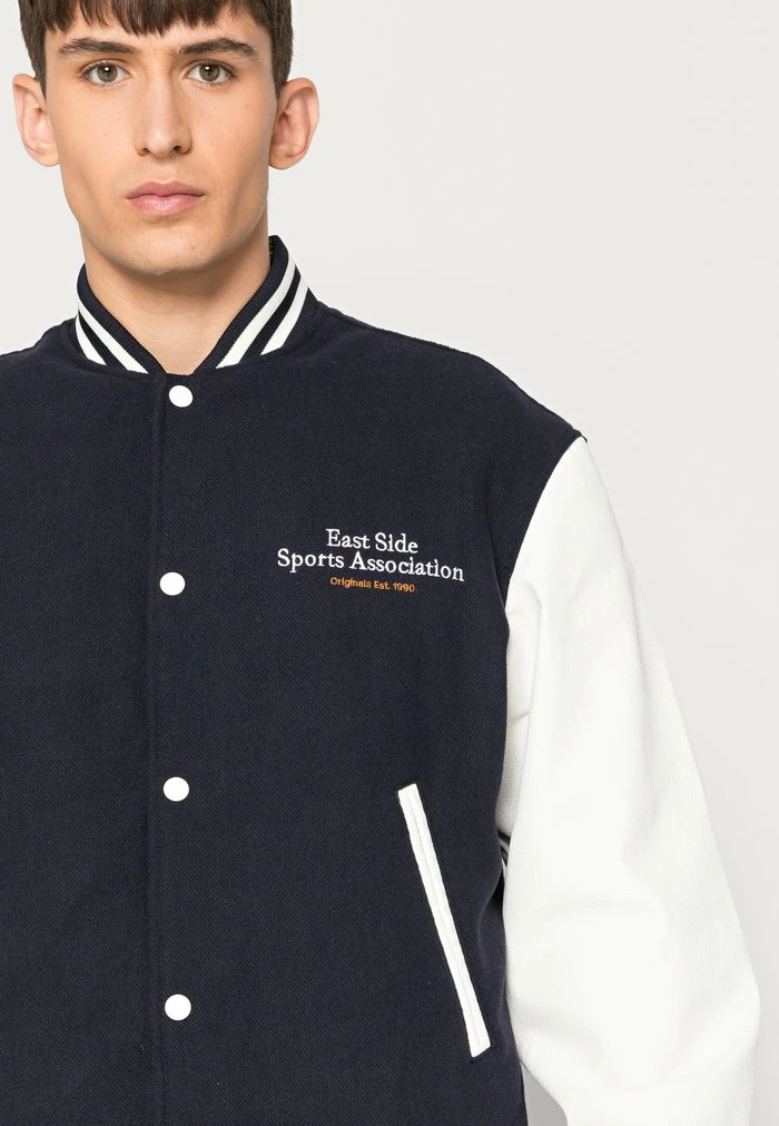 Jack & Jones JORCUTSEW VARSITY - Bomber Jacket - Navy Blazer 5 Jack & Jones JORCUTSEW VARSITY - Bomber Jacket - Navy Blazer - Image 5