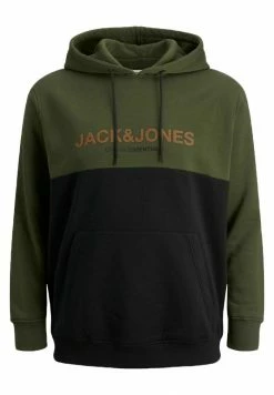 Jack & Jones JJEURBAN BLOCKING HOOD - Hoodie - Forest Night -Jack & Jones Shop 704ba9fa90da449291b86a9bfc473103