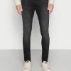 Jack & Jones JJIPETE JJORIGINAL - Slim Fit Jeans - Black Denim