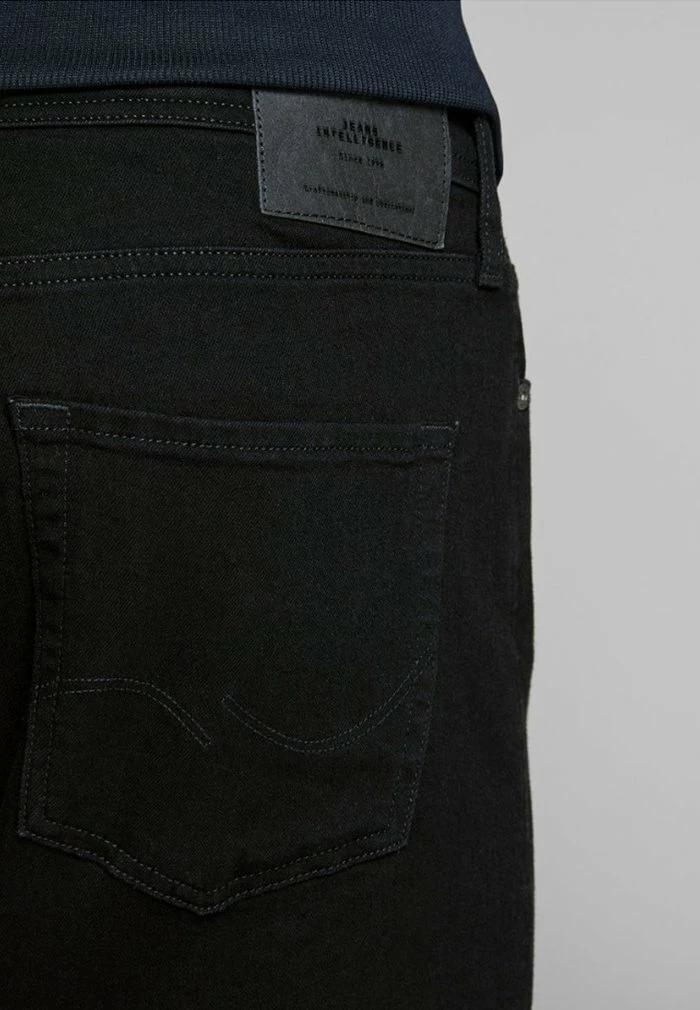 Jack & Jones Straight Leg Jeans - Black Denim 5 Jack & Jones Straight Leg Jeans - Black Denim - Image 5