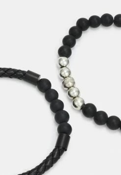 Jack & Jones JACCARL BRACELET SET - Bracelet - Black -Jack & Jones Shop 70a8f0d64e5342809505fc2888962e9e