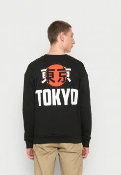 Jack & Jones JCOTOKYO CREW NECK - Sweatshirt - Black