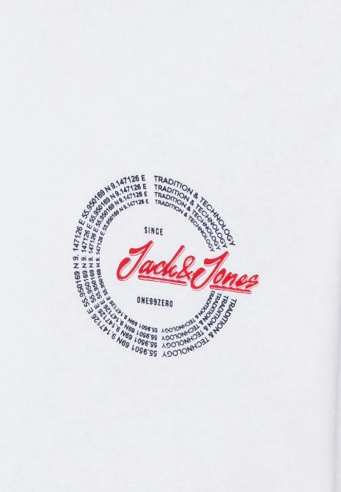 Jack & Jones JJDEVIN HOOD - Hoodie - White 3 Jack & Jones JJDEVIN HOOD - Hoodie - White - Image 3