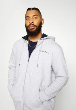 Jack & Jones JCOBERG ZIP HOOD - Zip-up Sweatshirt - Light Grey 9 Jack & Jones JCOBERG ZIP HOOD - Zip-up Sweatshirt - Light Grey -Jack & Jones Shop 712881151aa04678ac53977329a7d913