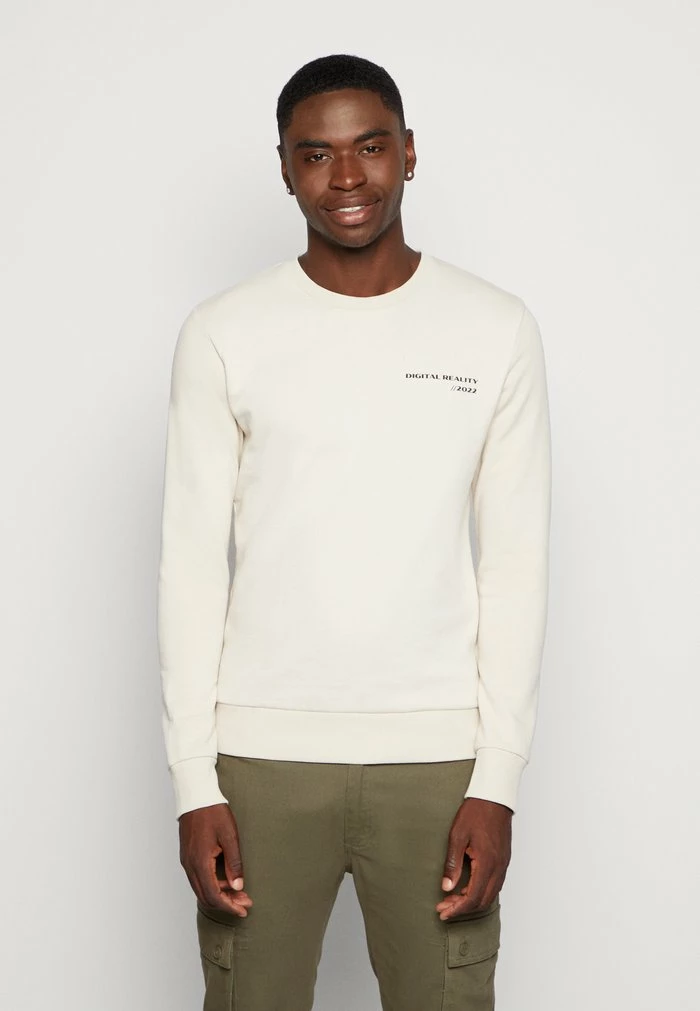 Jack & Jones JCOONO CREW NECK UNISEX - Sweatshirt - Moonbeam 3 Jack & Jones JCOONO CREW NECK UNISEX - Sweatshirt - Moonbeam - Image 3