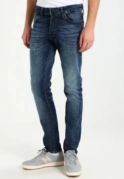 Jack & Jones JJIGLENN JJICON - Slim Fit Jeans - Blue Denim