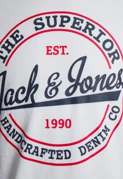 Jack & Jones JJBRAT TEE - Print T-shirt - White -Jack & Jones Shop 7207a61ff6314449b7ba91a31353042d