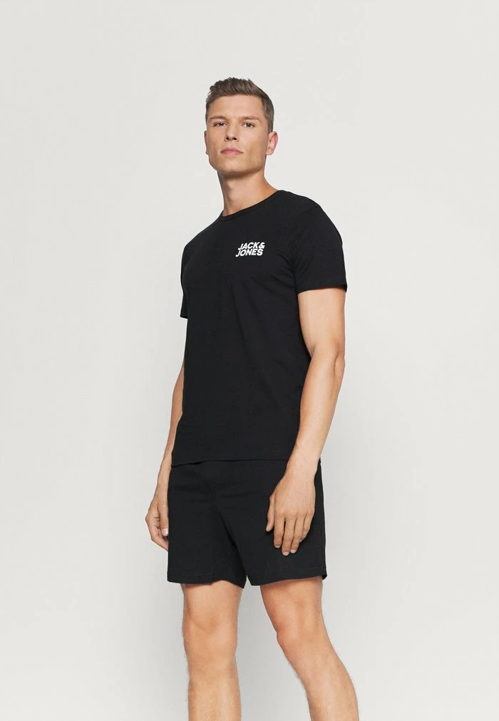 Jack & Jones JACLOUNGE SHORT SET - Pyjama Set - Black 1 Jack & Jones JACLOUNGE SHORT SET - Pyjama Set - Black