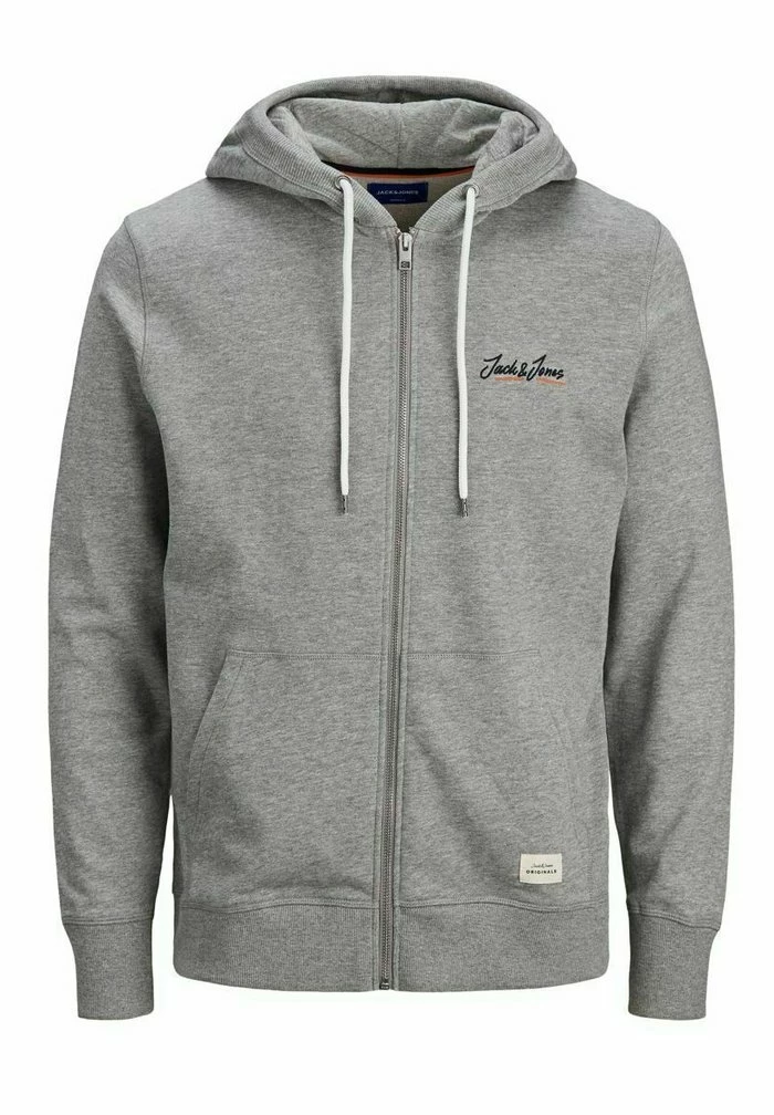 Jack & Jones JORTONS ZIP HOOD - Zip-up Sweatshirt - Light Grey Melange 7 Jack & Jones JORTONS ZIP HOOD - Zip-up Sweatshirt - Light Grey Melange - Image 7