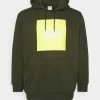 Jack & Jones JJLOCK HOOD - Hoodie - Mottled Olive