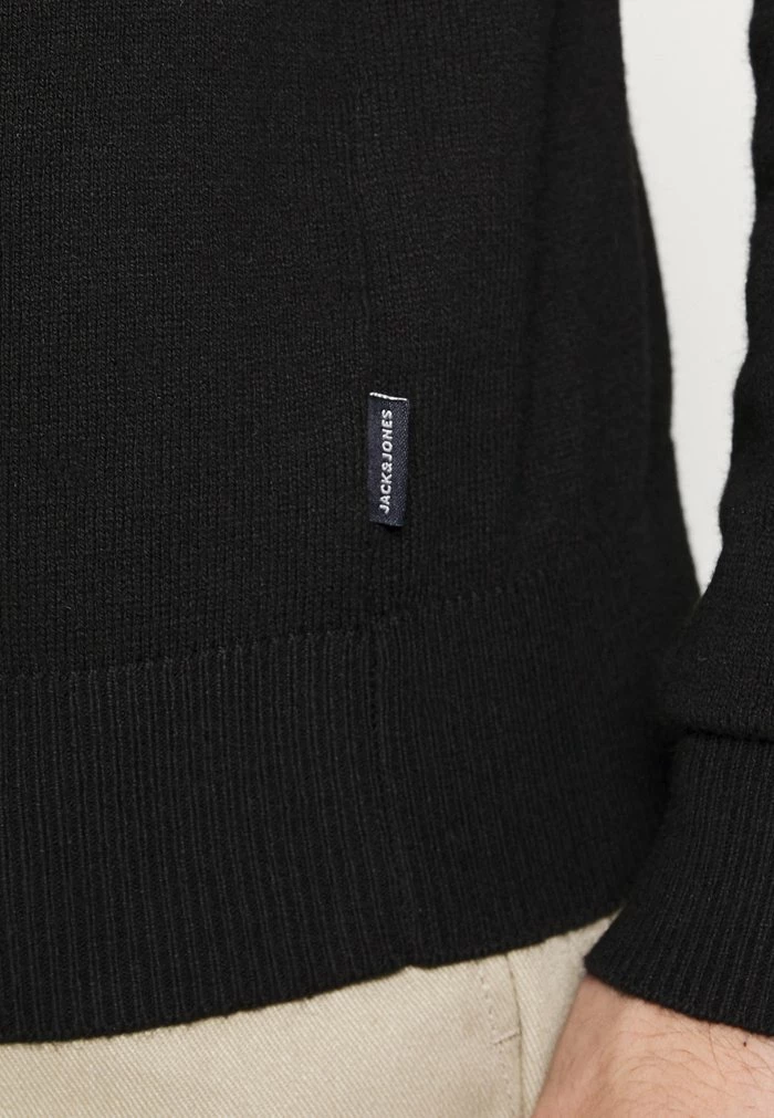 Jack & Jones JJEEMIL CREW NECK - Jumper - Black 4 Jack & Jones JJEEMIL CREW NECK - Jumper - Black - Image 4