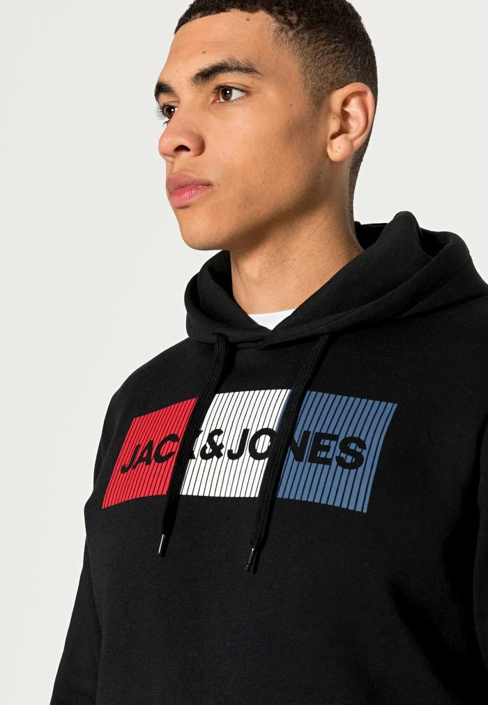 Jack & Jones JJECORP HOOD 2 PACK - Hoodie - Light Grey Melange/black 6 Jack & Jones JJECORP HOOD 2 PACK - Hoodie - Light Grey Melange/black - Image 6