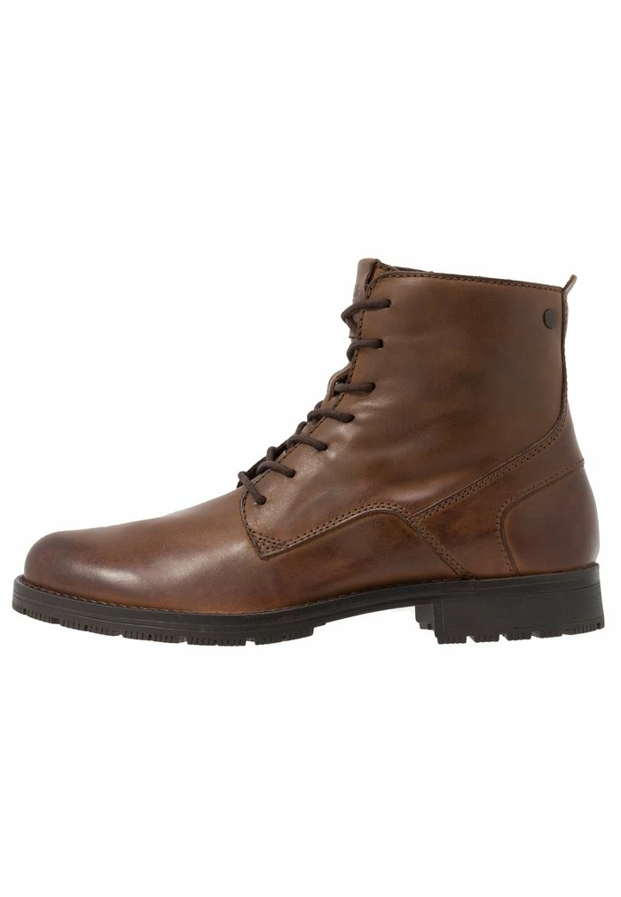 Jack & Jones JFWORCA - Lace-up Ankle Boots - Cognac 1 Jack & Jones JFWORCA - Lace-up Ankle Boots - Cognac