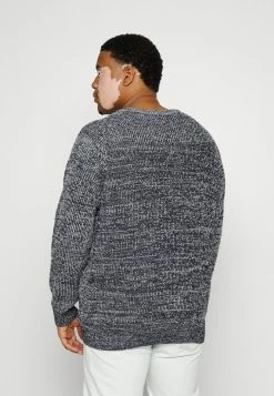 Jack & Jones JJPANNEL NECK - Jumper - Navy Blazer -Jack & Jones Shop 7448323c2d6f4deaa23217286abb8669