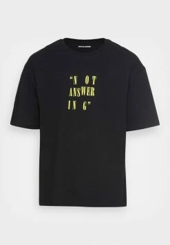 Jack & Jones JORANSWER TEE CREW NECK UNISEX - Print T-shirt - Black 8 Jack & Jones JORANSWER TEE CREW NECK UNISEX - Print T-shirt - Black -Jack & Jones Shop 755589d04dd4412c9ef32933c82082ad