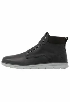 Jack & Jones JFWTUBAR - Lace-up Ankle Boots - Anthracite