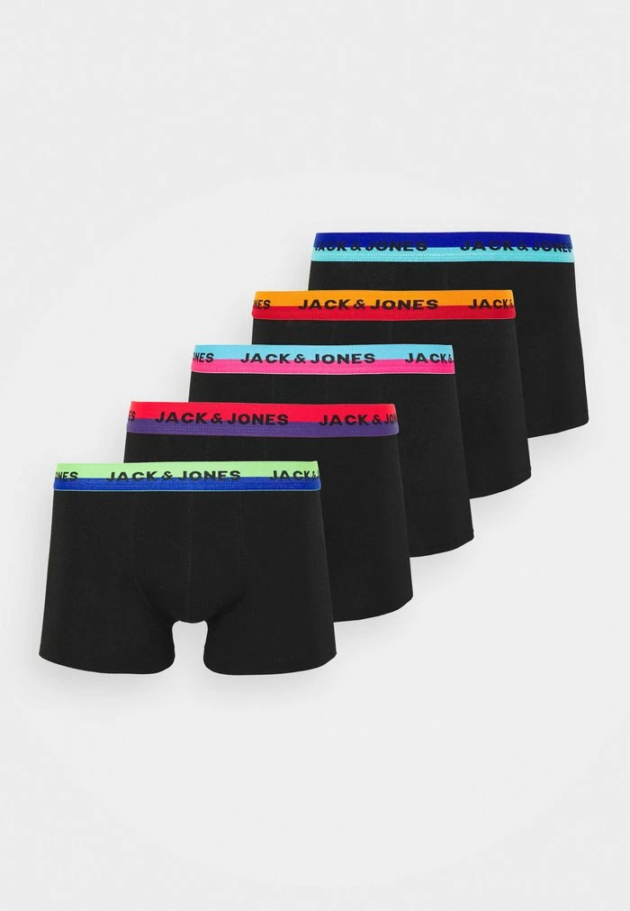 Jack & Jones JACNEON TRUNKS 5 PACK - Pants - Black 6 Jack & Jones JACNEON TRUNKS 5 PACK - Pants - Black - Image 6