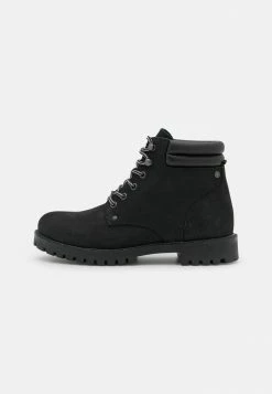 Jack & Jones JFWSTOKE WARM - Lace-up Ankle Boots - Anthracite