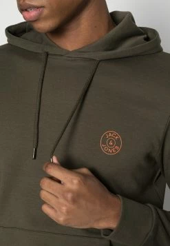Jack & Jones JJEBASIC LOGO HOOD - Hoodie - Forest Night 9 Jack & Jones JJEBASIC LOGO HOOD - Hoodie - Forest Night -Jack & Jones Shop 7687834ab6664dc3825e6a99e5b75e44