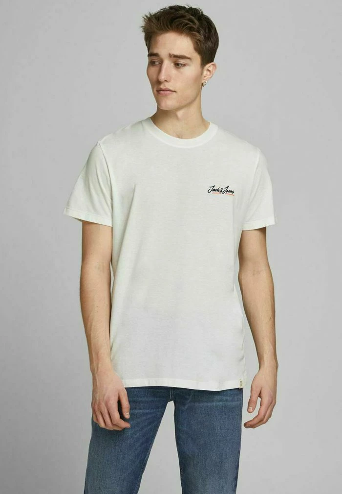 Jack & Jones JORTONS - Basic T-shirt - Cloud Dancer 1 Jack & Jones JORTONS - Basic T-shirt - Cloud Dancer