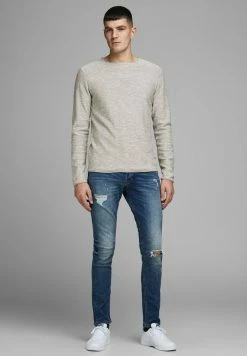 Alternative view of Jack & Jones JJESLUB - Jumper - Light Grey Melange