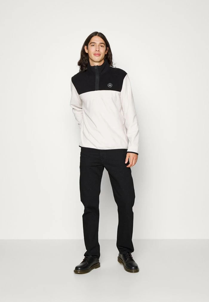Jack & Jones JCOTECH HIGH NECK - Fleece Jumper - Moonbeam 2 Jack & Jones JCOTECH HIGH NECK - Fleece Jumper - Moonbeam - Image 2