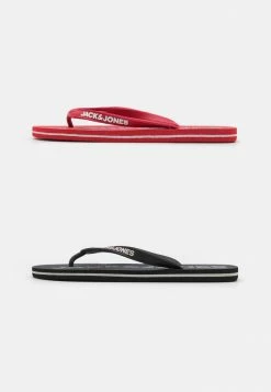 Jack & Jones JFWFLIP FLOP 2 PACK - Pool Shoes - Anthracite