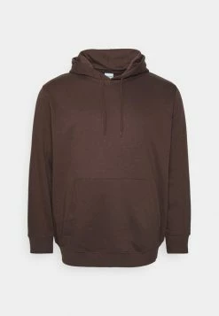 Jack & Jones JORBRINK HOOD - Sweatshirt - Seal Brown