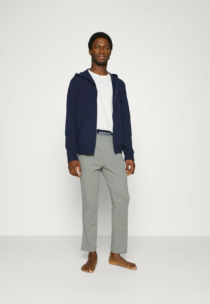 Jack & Jones JACTURBO PANTS - Pyjama Bottoms - Light Grey Melange 2 Jack & Jones JACTURBO PANTS - Pyjama Bottoms - Light Grey Melange - Image 2