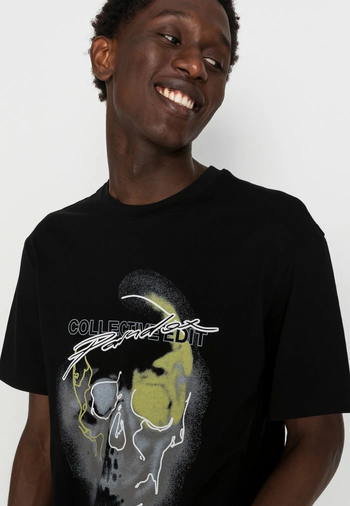 Jack & Jones HOLLYWOOD SKULL TEE CREW NECK - Print T-shirt - Black 5 Jack & Jones HOLLYWOOD SKULL TEE CREW NECK - Print T-shirt - Black - Image 5