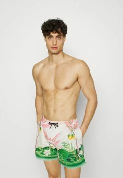 Alternative view of Jack & Jones JJSWIM PALMS - Swimming Shorts - White