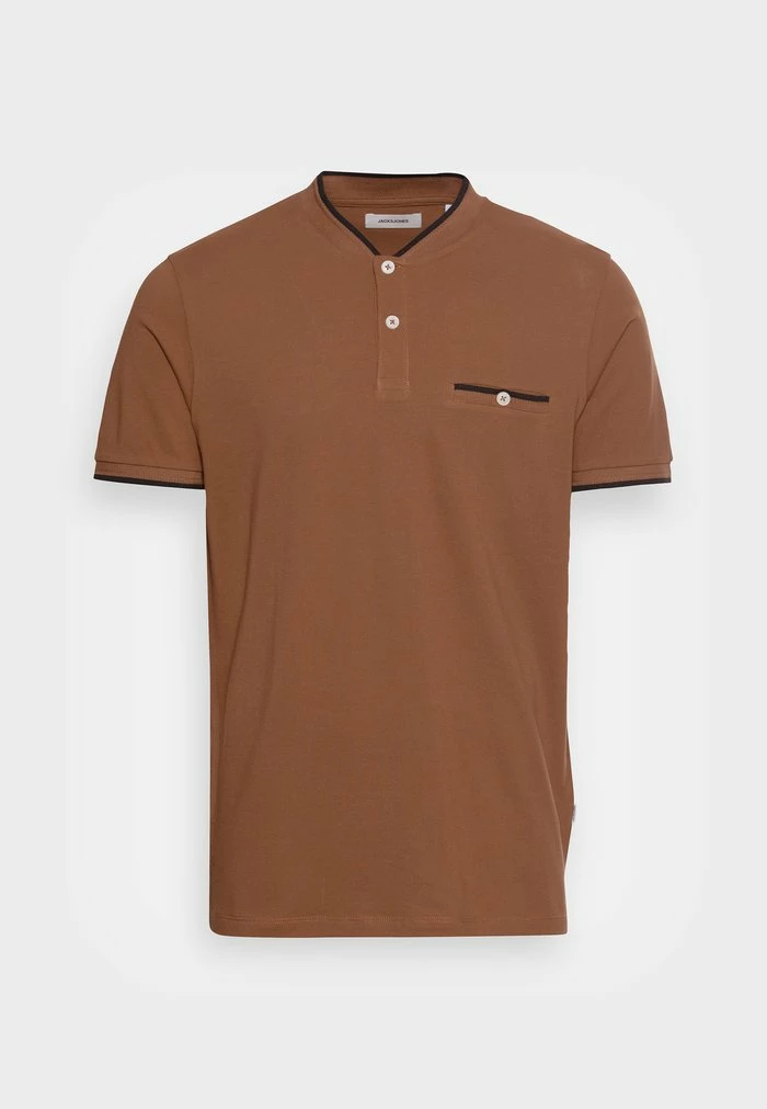 Jack & Jones JJMAOYAL - Basic T-shirt - Bison 4 Jack & Jones JJMAOYAL - Basic T-shirt - Bison - Image 4