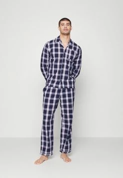 Alternative view of Jack & Jones JACRICO PIPING - Pyjamas - Navy Blazer