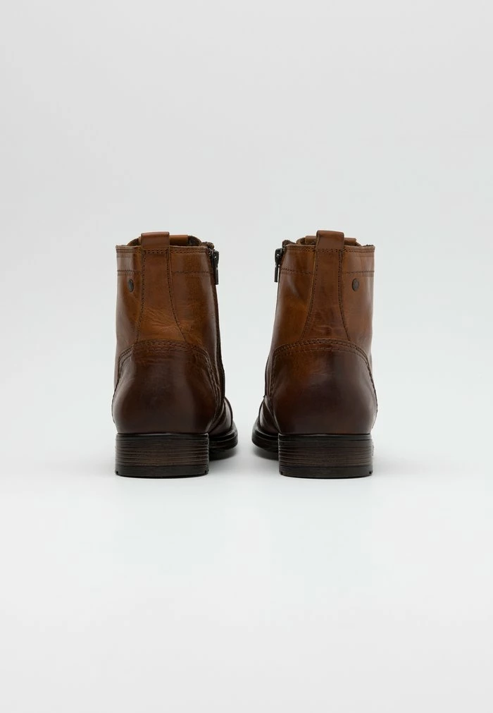 Jack & Jones JFWRUSSEL WARM - Lace-up Ankle Boots - Cognac 3 Jack & Jones JFWRUSSEL WARM - Lace-up Ankle Boots - Cognac - Image 3