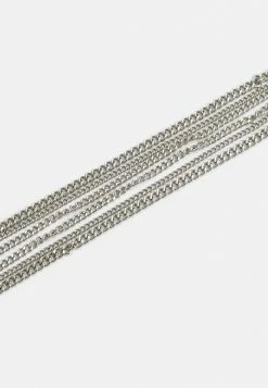 Jack & Jones CHAIN 3 PACK - Necklace - Silver Coloured -Jack & Jones Shop 7aaa3fee29f64cd888e17cab88556e53