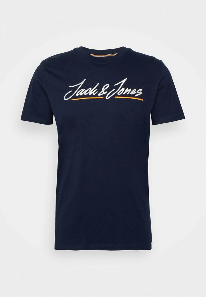 Jack & Jones JORTONS UPSCALE TEE CREW NECK - Print T-shirt - Navy Blazer 1 Jack & Jones JORTONS UPSCALE TEE CREW NECK - Print T-shirt - Navy Blazer