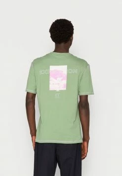 Jack & Jones DESERT TREK TEE CREW NECK - Print T-shirt - Loden Frost
