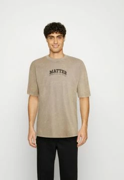 Jack & Jones JORCOLLEGE TEE - Print T-shirt - Fungi