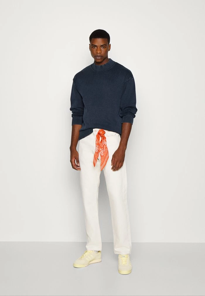 Jack & Jones JORWILLIAM MOCK NECK - Jumper - Navy Blazer 2 Jack & Jones JORWILLIAM MOCK NECK - Jumper - Navy Blazer - Image 2