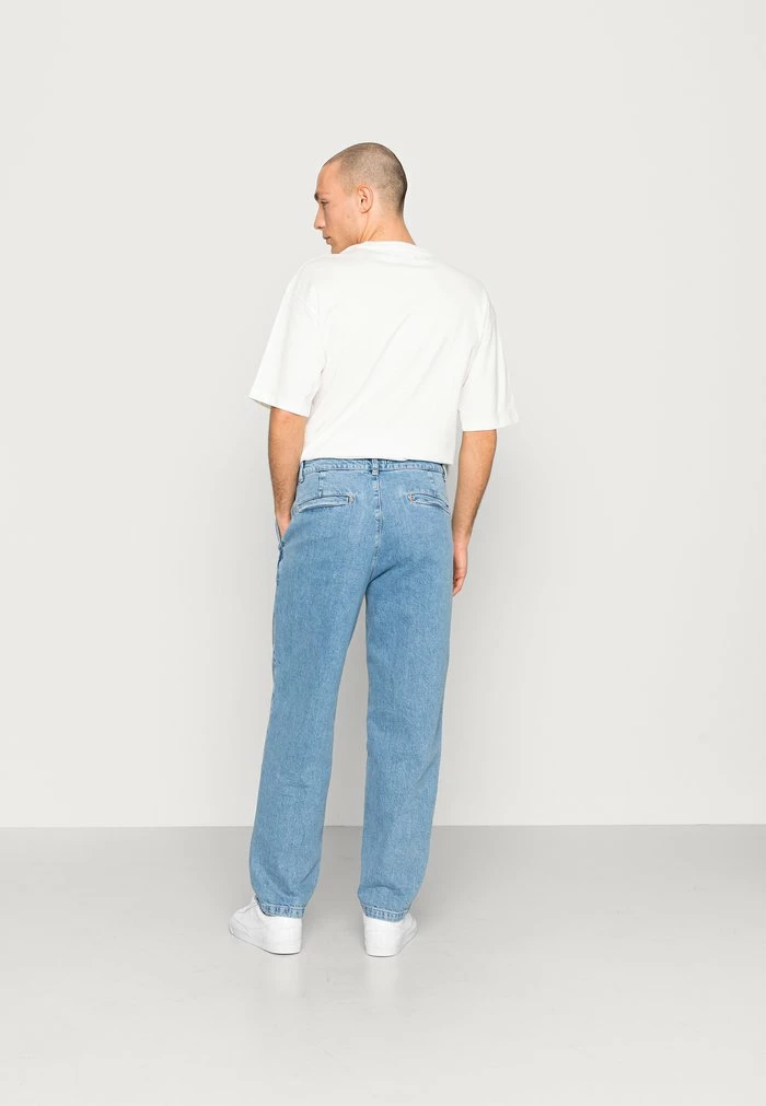 Jack & Jones JJIBOB JJCHINO - Straight Leg Jeans - Blue Denim 3 Jack & Jones JJIBOB JJCHINO - Straight Leg Jeans - Blue Denim - Image 3