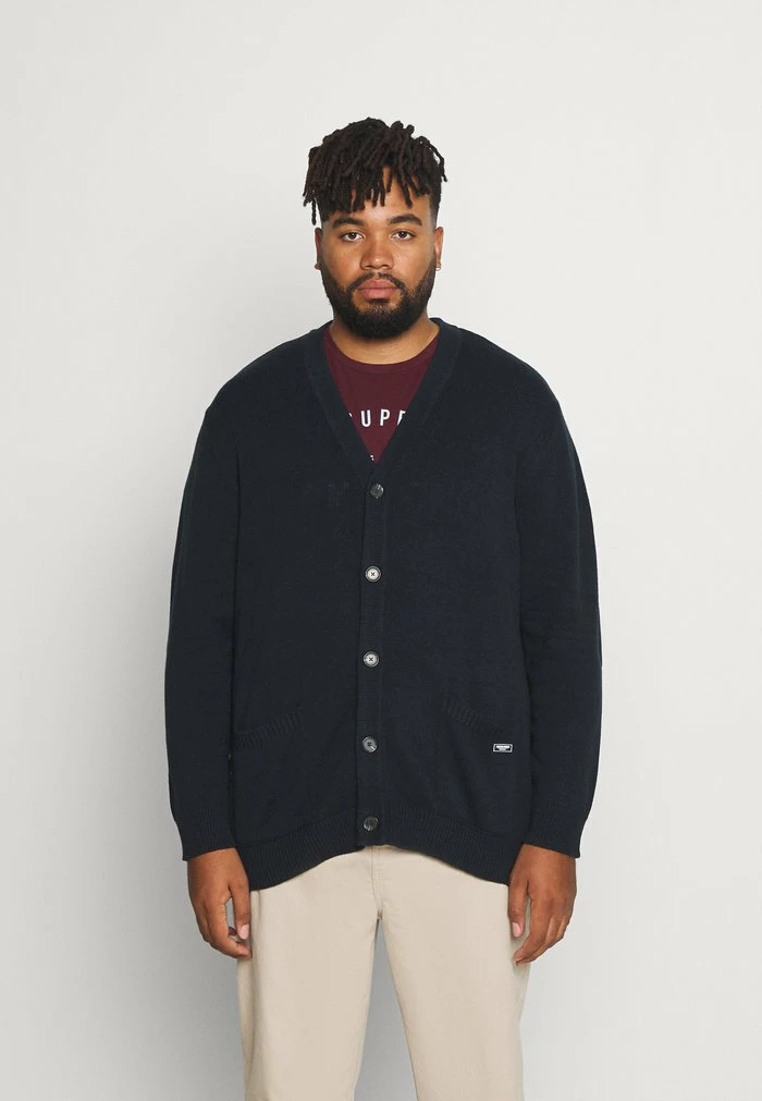 Jack & Jones JORJAMES CARDIGAN - Cardigan - Sky Captain 1 Jack & Jones JORJAMES CARDIGAN - Cardigan - Sky Captain