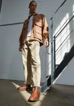 Jack & Jones JFWVIKTOR - Classic Ankle Boots - Cognac