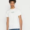 Jack & Jones JORBOOSTER TEE CREW NECK - Print T-shirt - Cloud Dancer