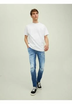 Jack & Jones JJILIAM - Jeans Skinny Fit - Blue Denim -Jack & Jones Shop 7ef83d35ef9b4ecc930256cb9041af24